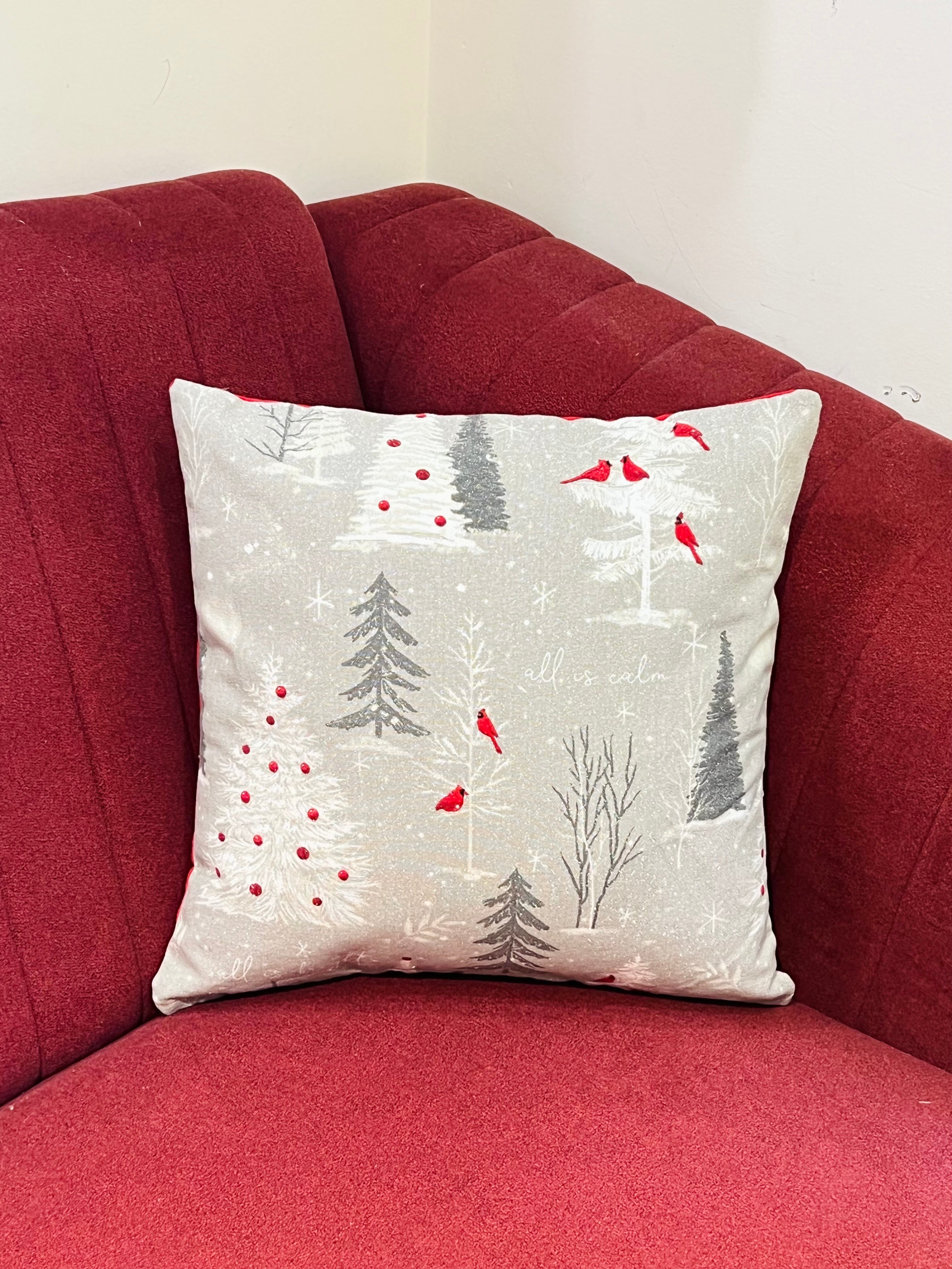 Christmas Theme Cushion Cover 16*16