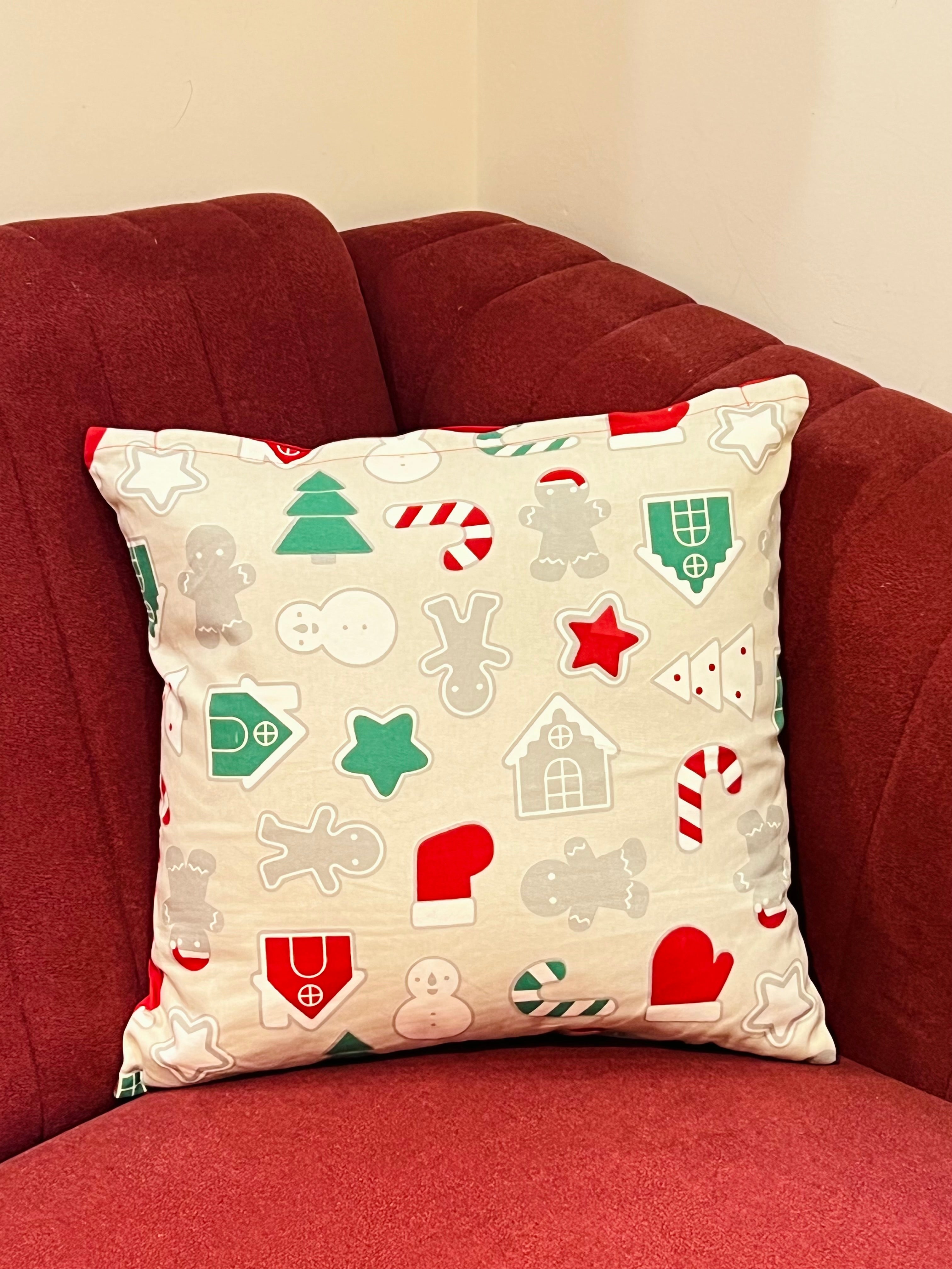 Christmas Theme Cushion Cover 16*16
