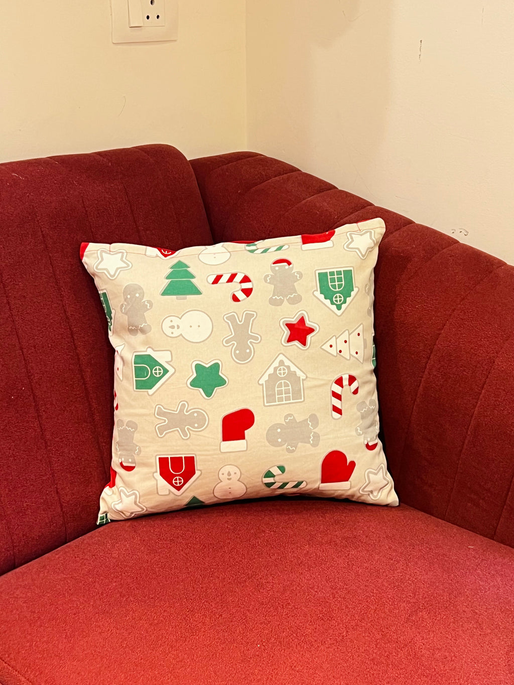 Christmas Theme Cushion Cover 16*16