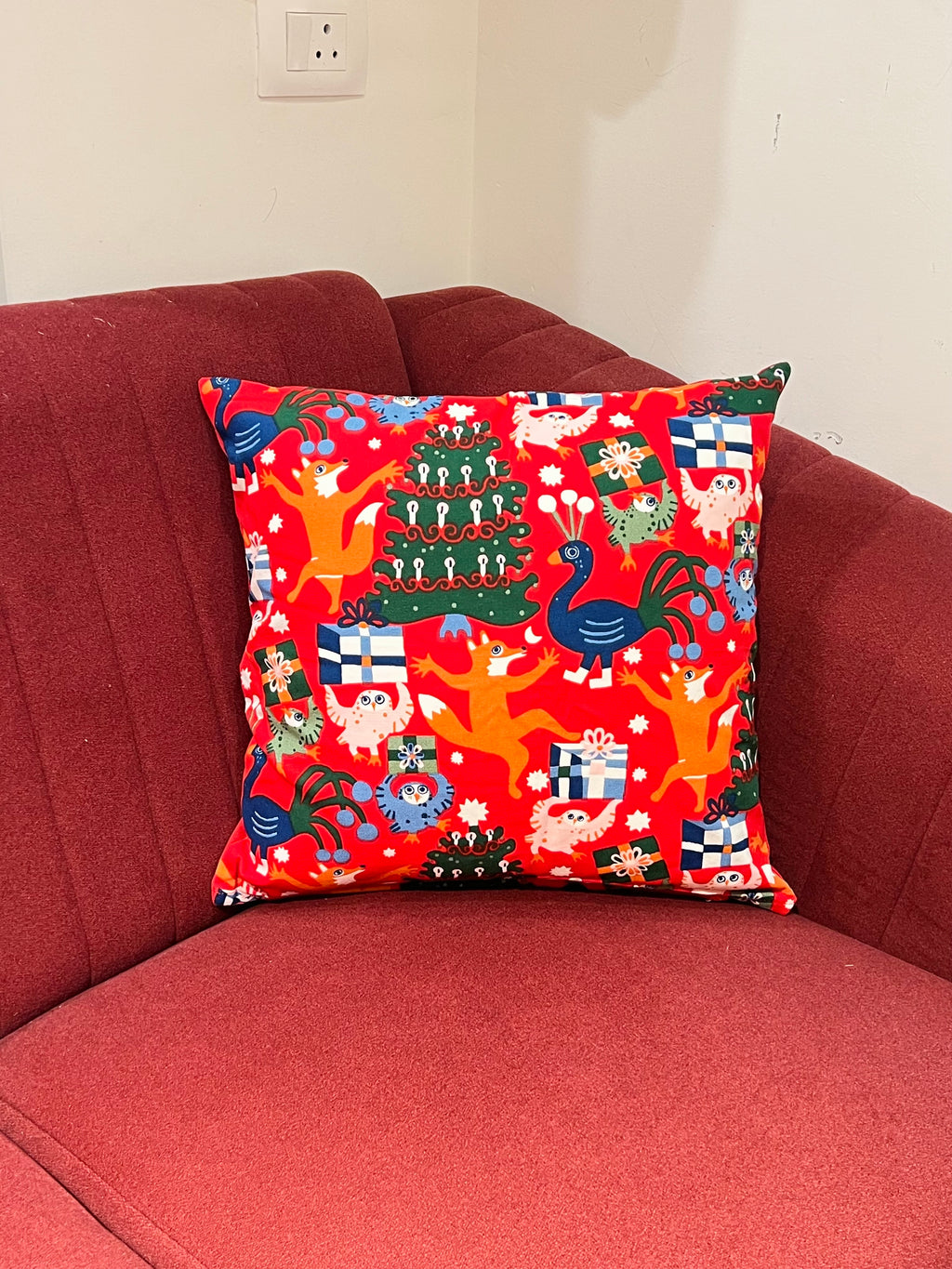 Christmas Theme Cushion Cover 18*18