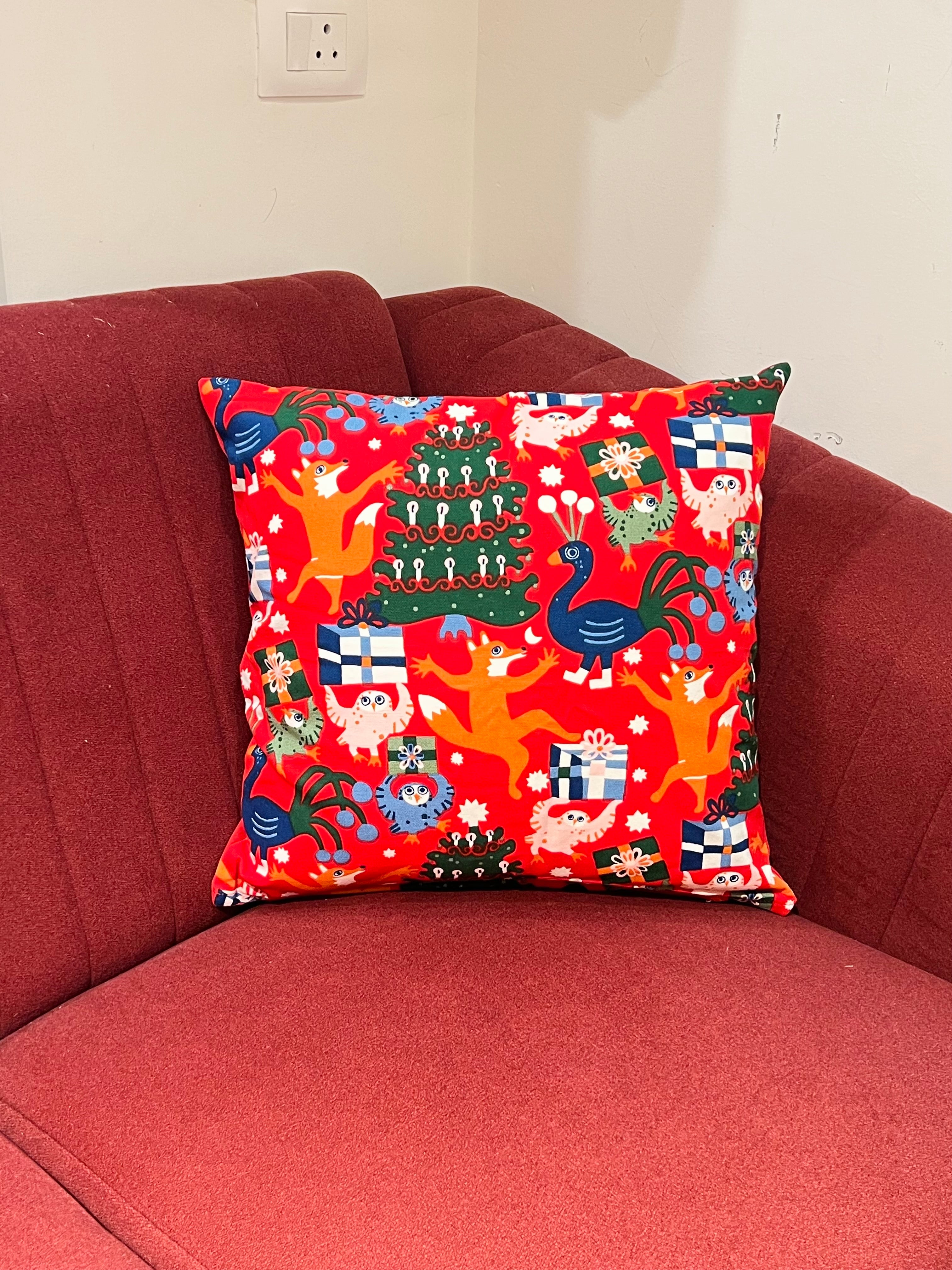 Christmas Theme Cushion Cover 18*18