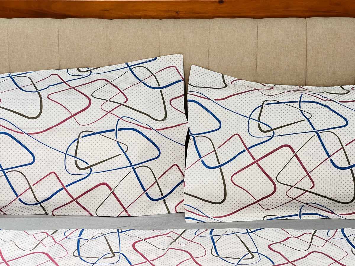 Queen Size Border Bedsheet