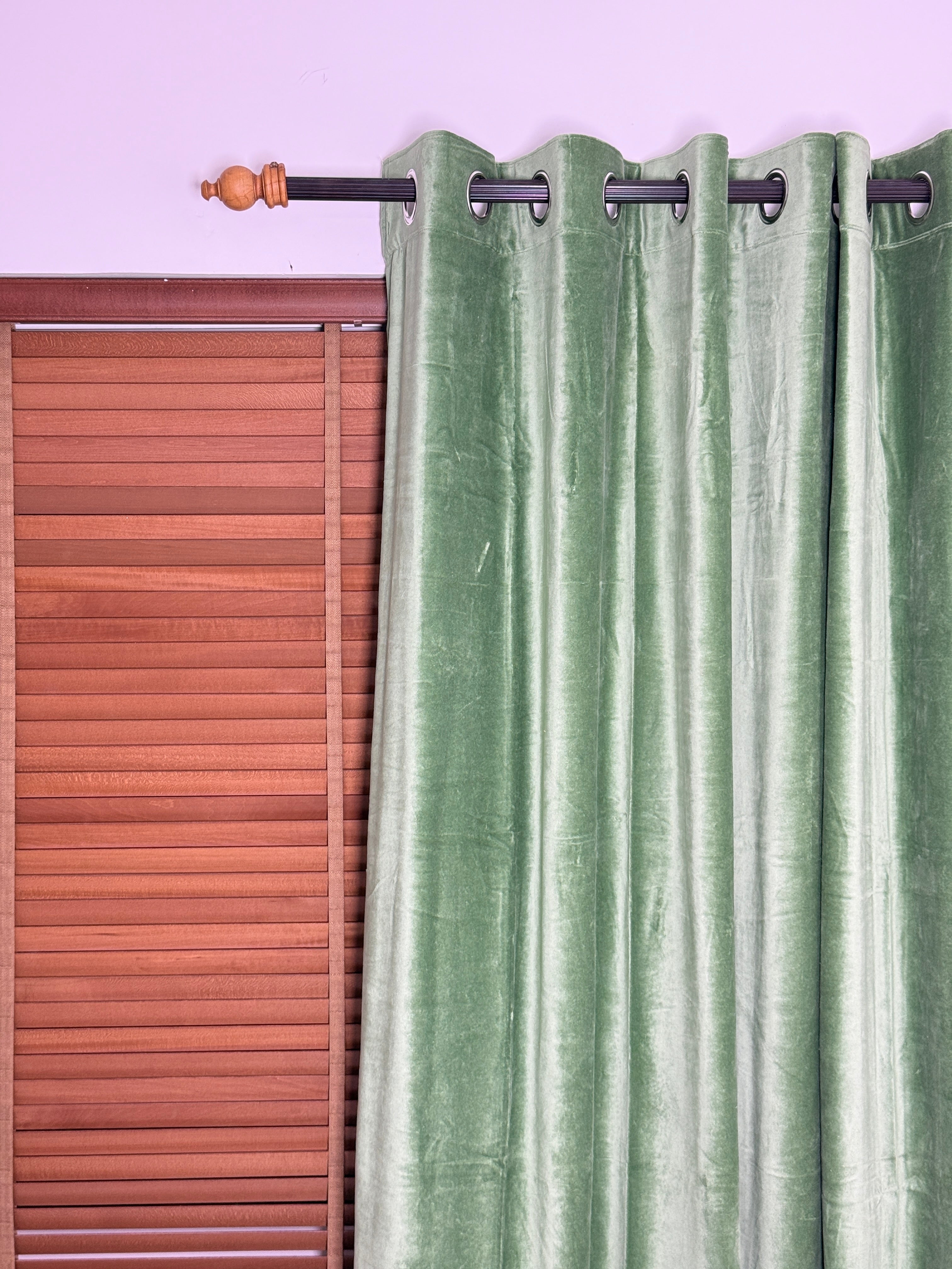 Plain Velvet Curtain
