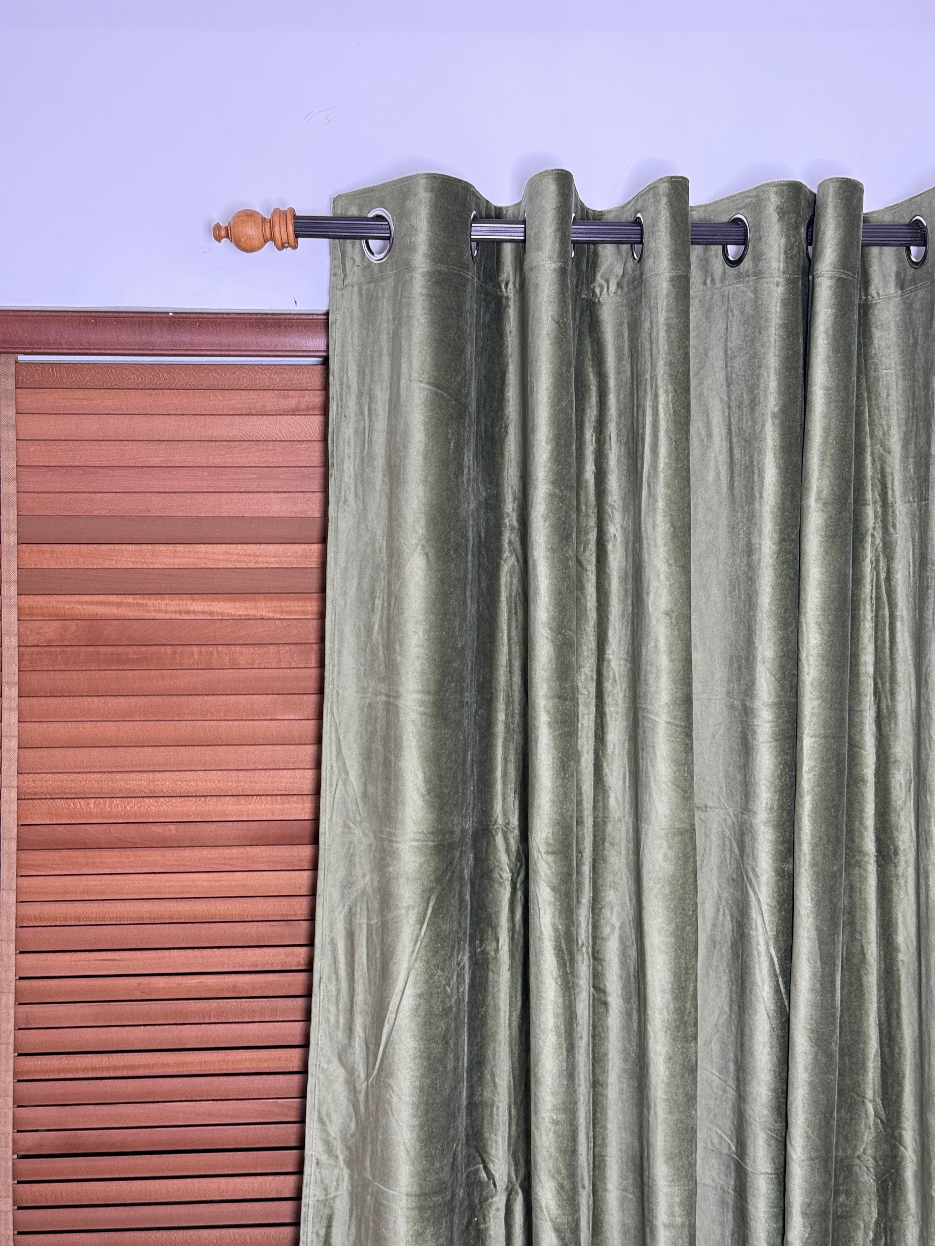 Plain Velvet Curtain