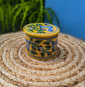 BLUE POTTERY JAR