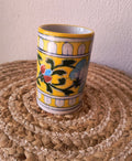 BLUE POTTERY PEN HOLDER