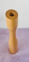 WOODEN CANDLE HOLDER SMALL