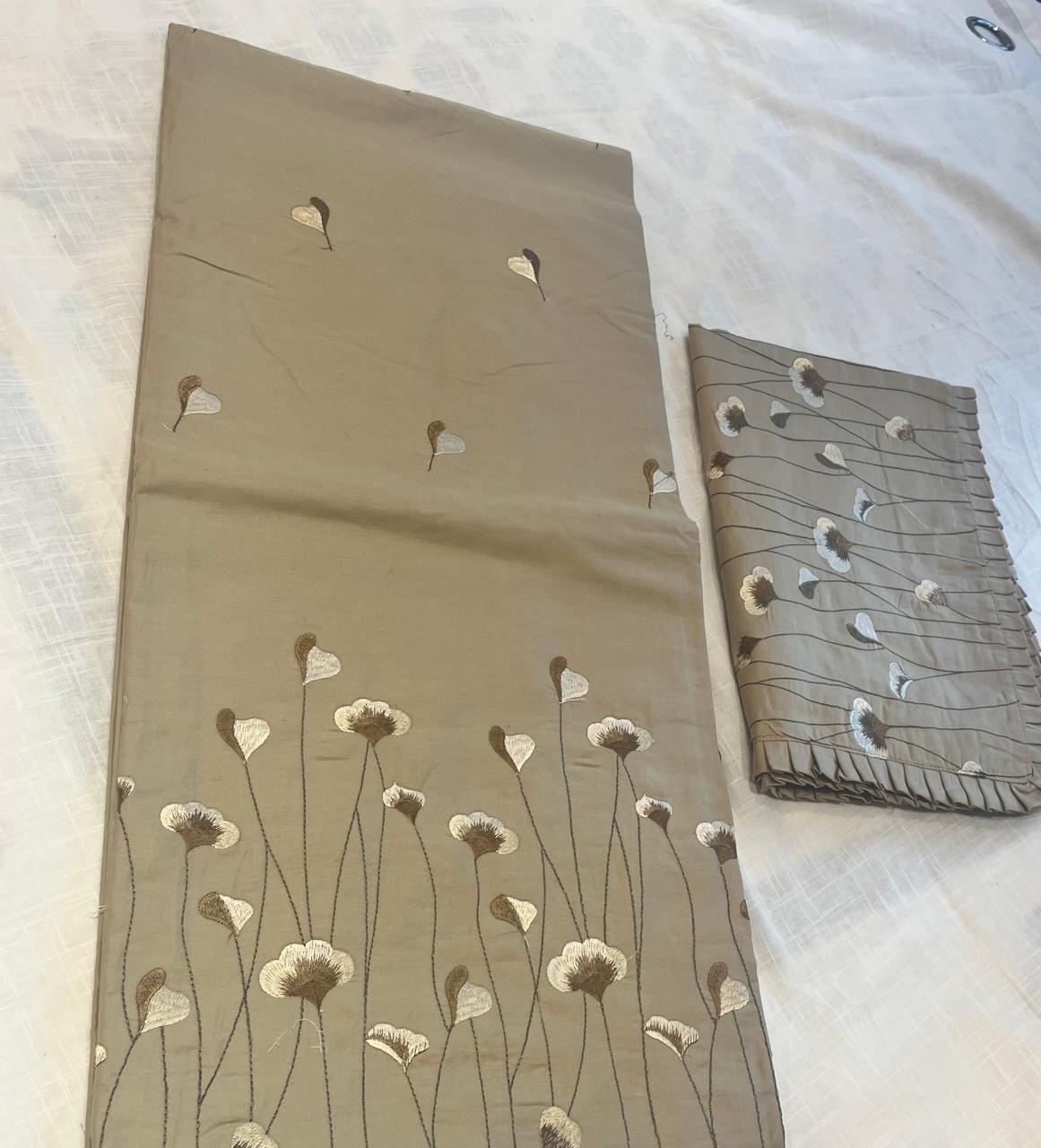 KING SIZE EMBRIODERY BEDSHEET