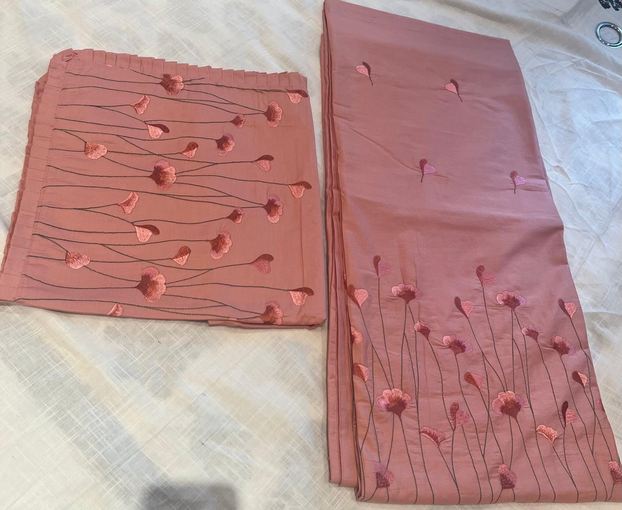 KING SIZE EMBROIDERY BEDSHEET