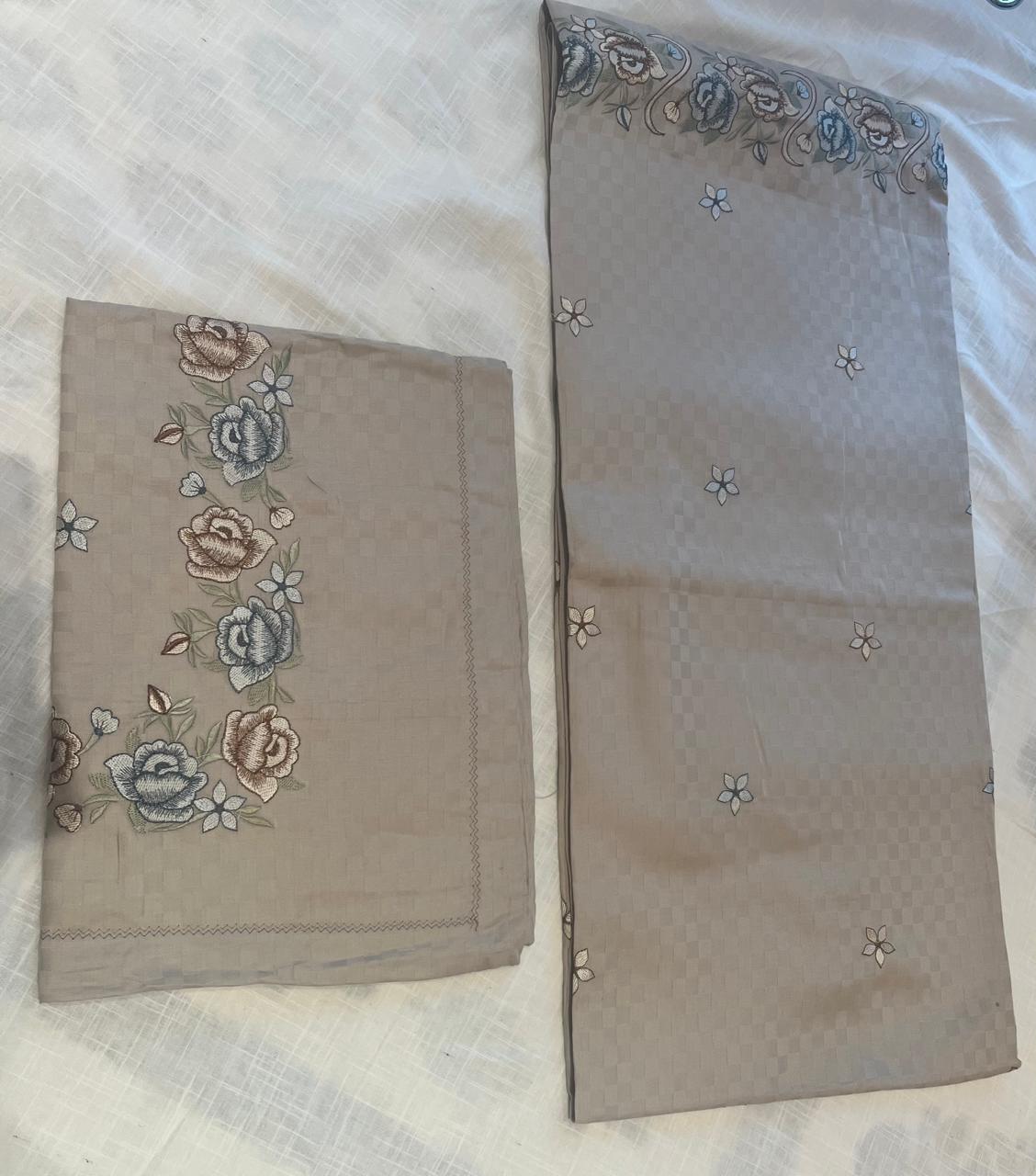 KING SIZEEMBROIDERY BEDSHEET