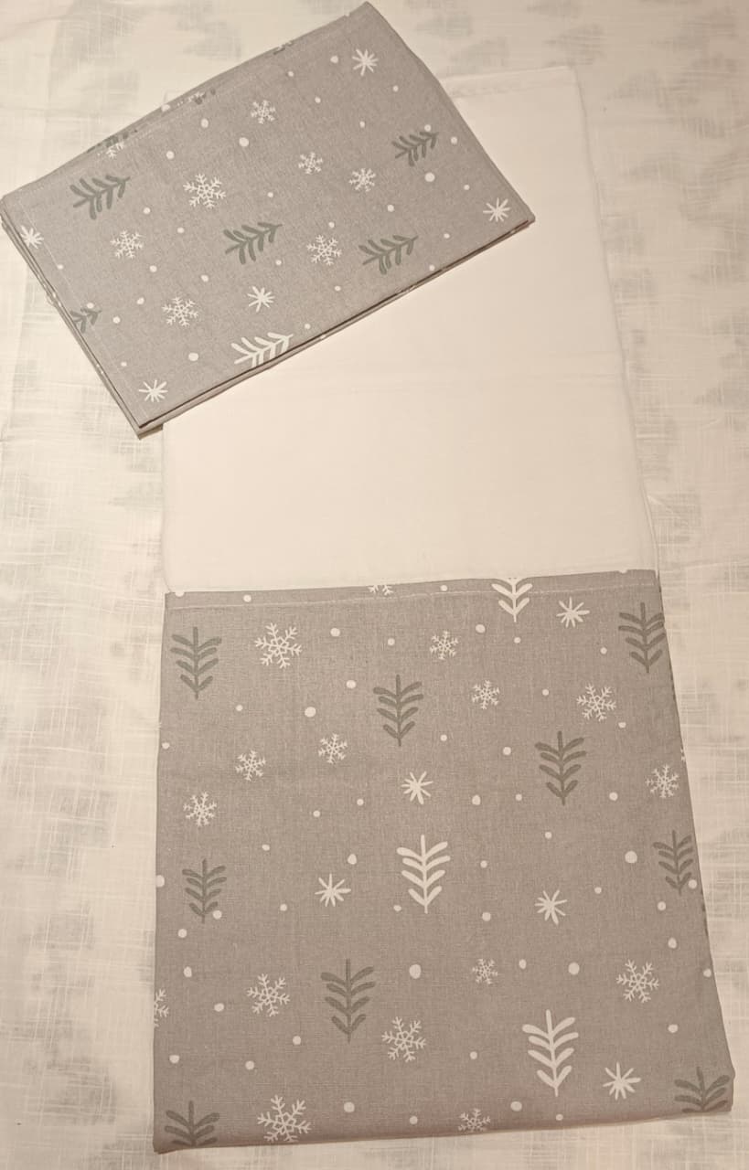 KING SIZE BEDSHEET CHRISTMAS PRINT