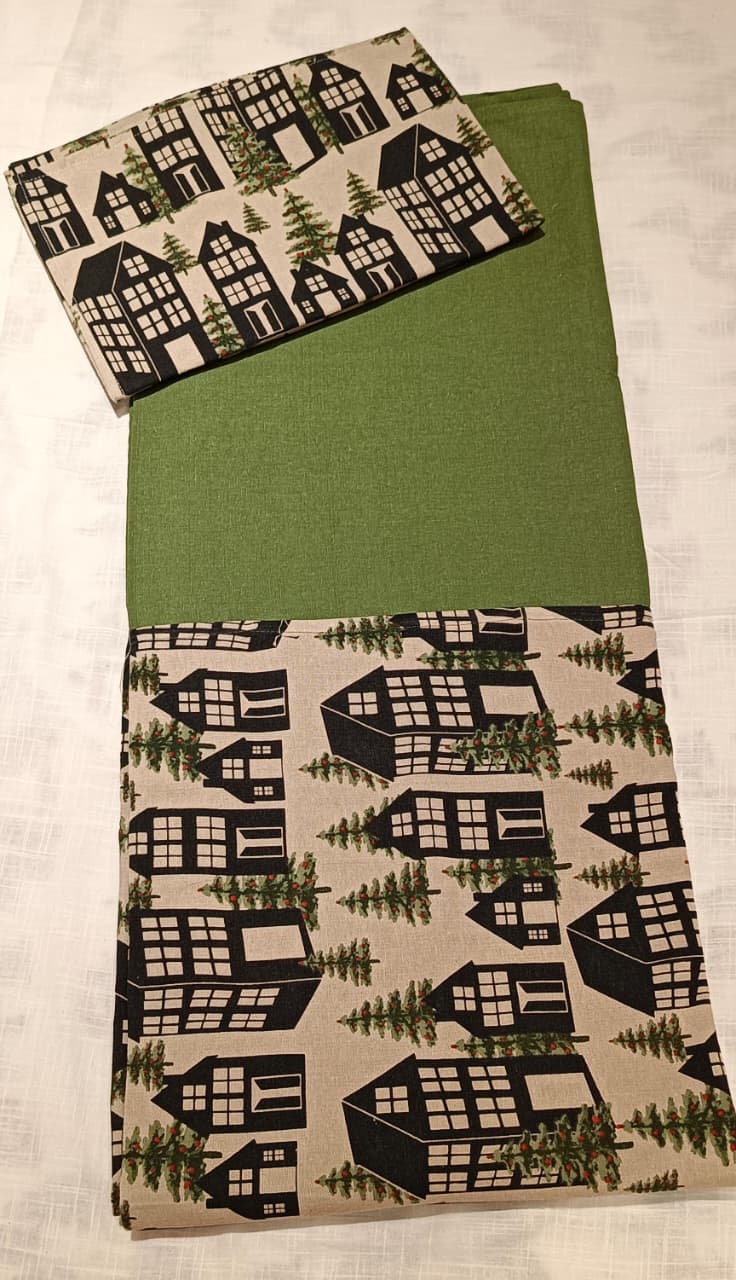 Xmas Theme King Size Bedsheet