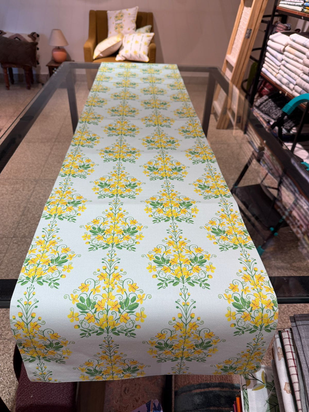 Vishu Special Kanikonna Table Runner