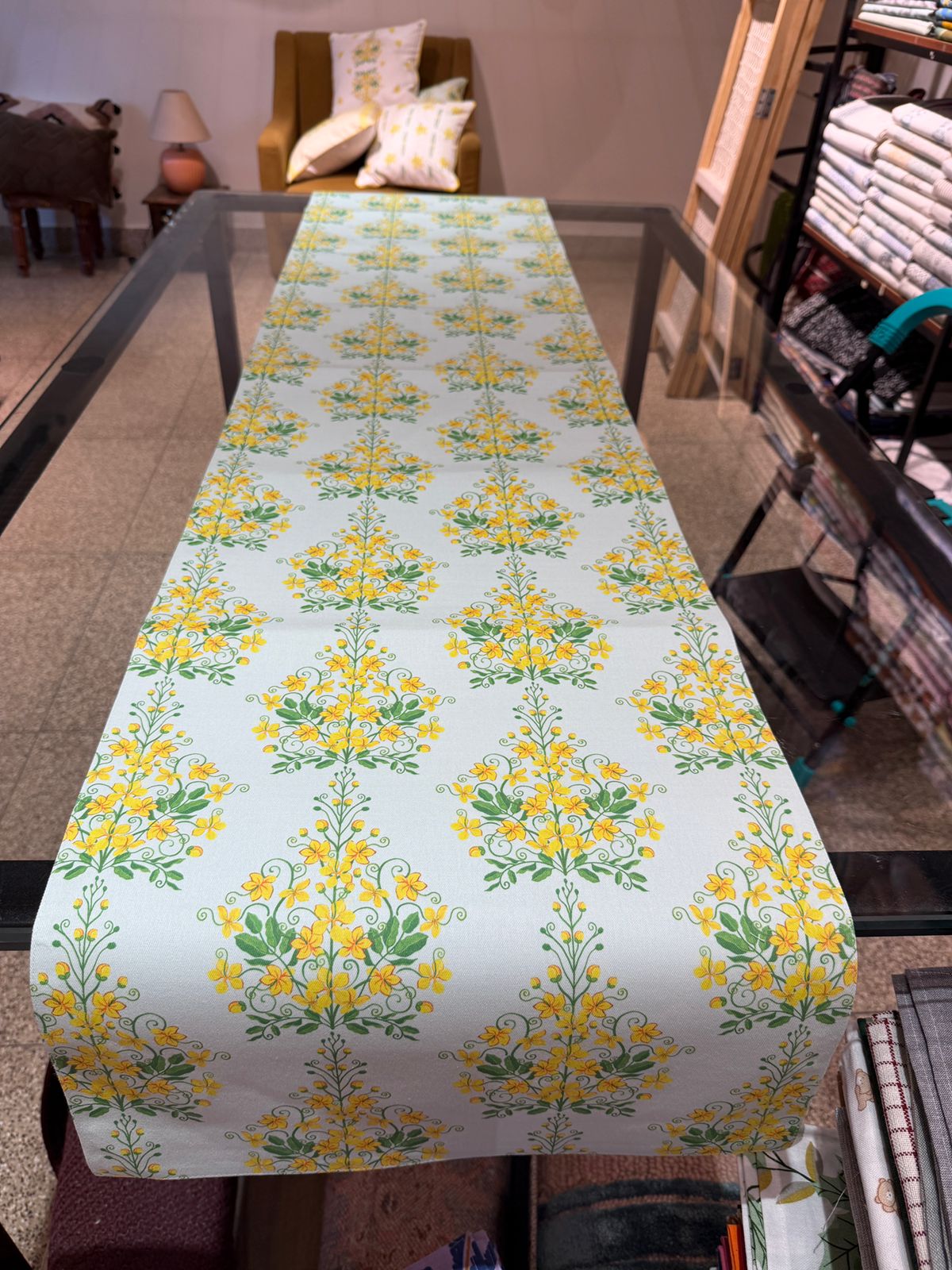 Vishu Special Kanikonna Table Runner