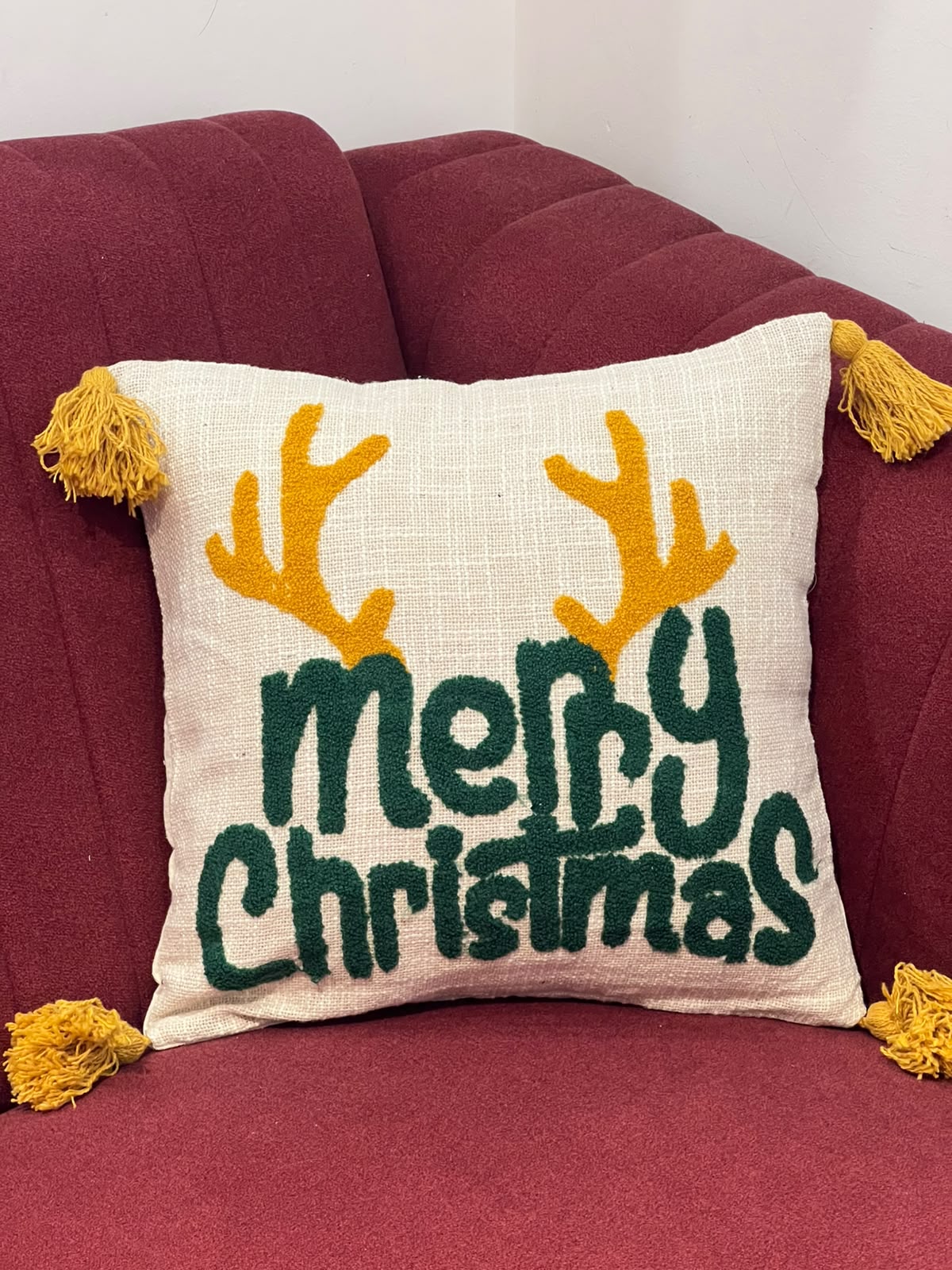 XMAS THEME CUSHION COVER 16*16