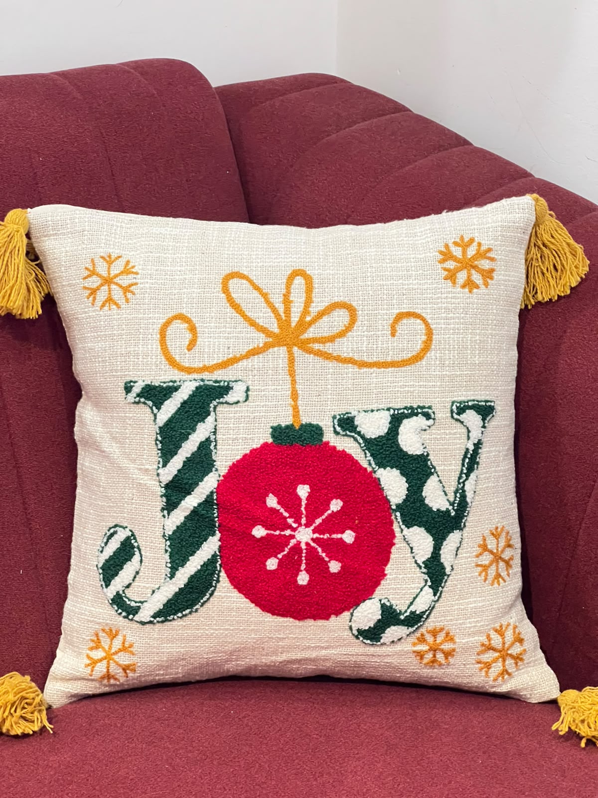 XMAS THEME CUSHION COVER 16*16