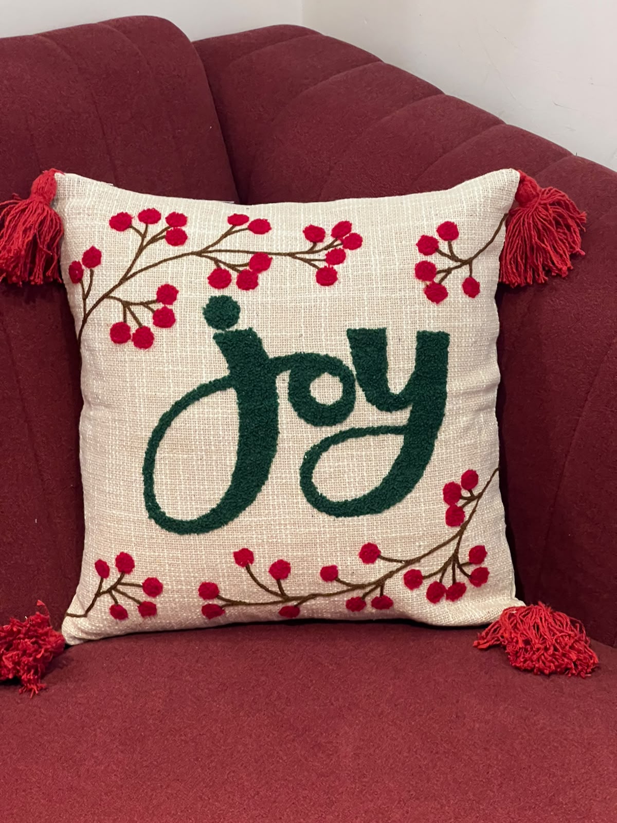 XMAS THEME CUSHION COVER 16*16