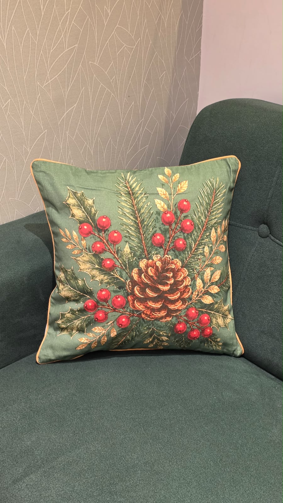 XMAS THEME CUSHION COVER 16*16