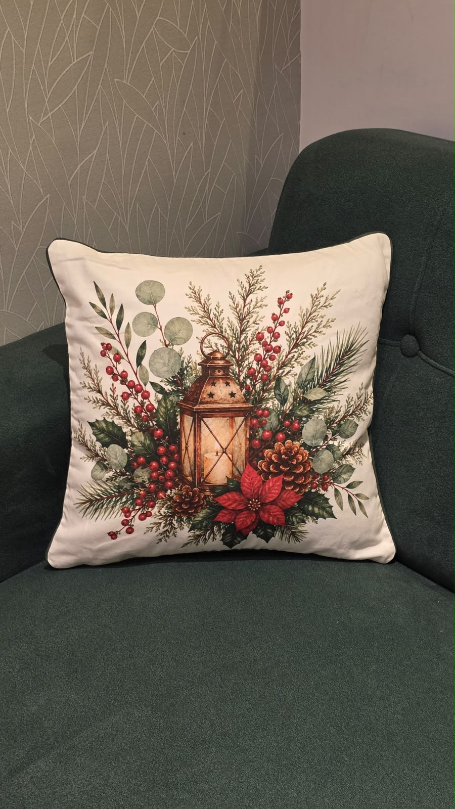 XMAS THEME CUSHION COVER 16*16