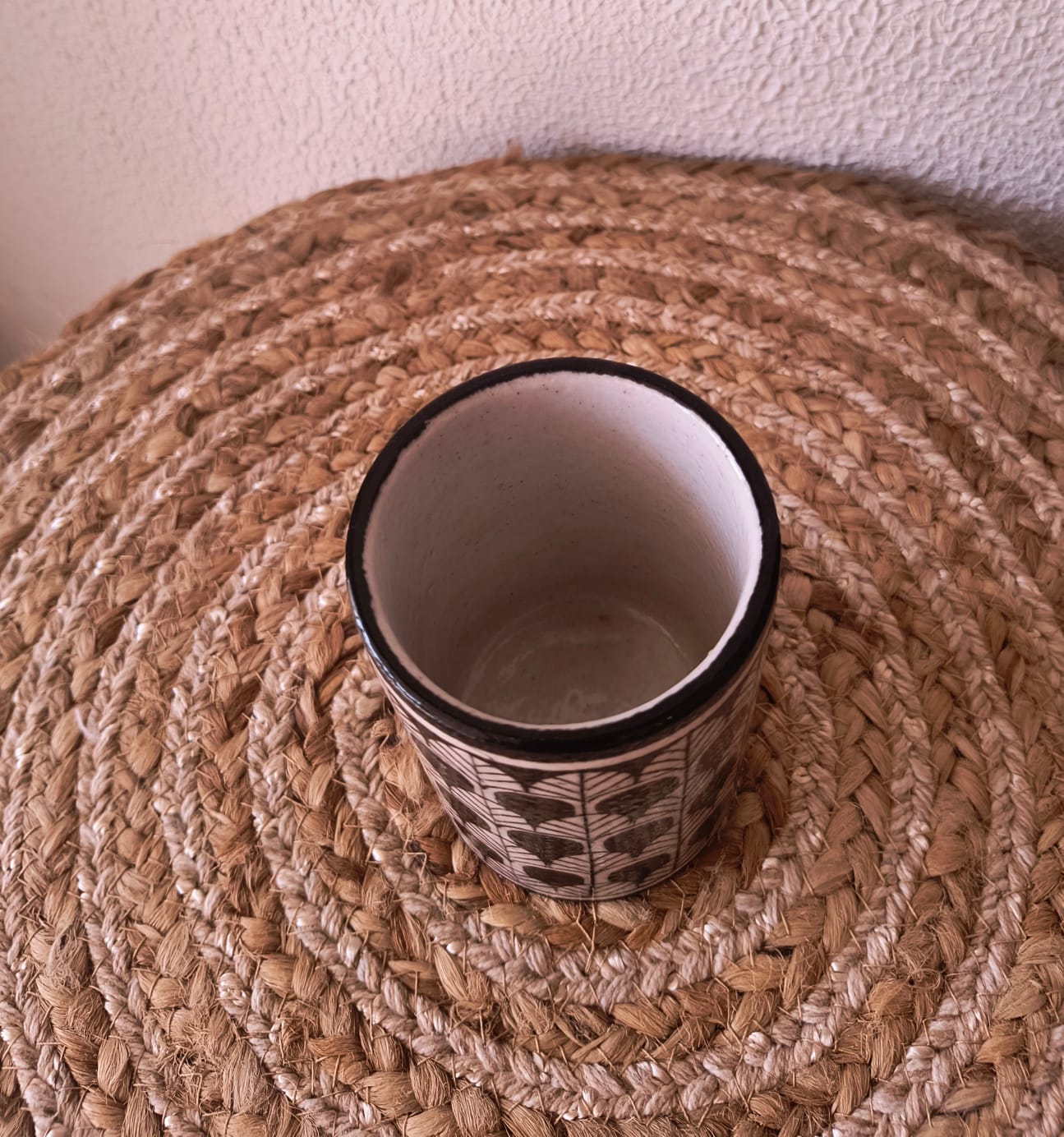 BLUE POTTERY PEN HOLDER
