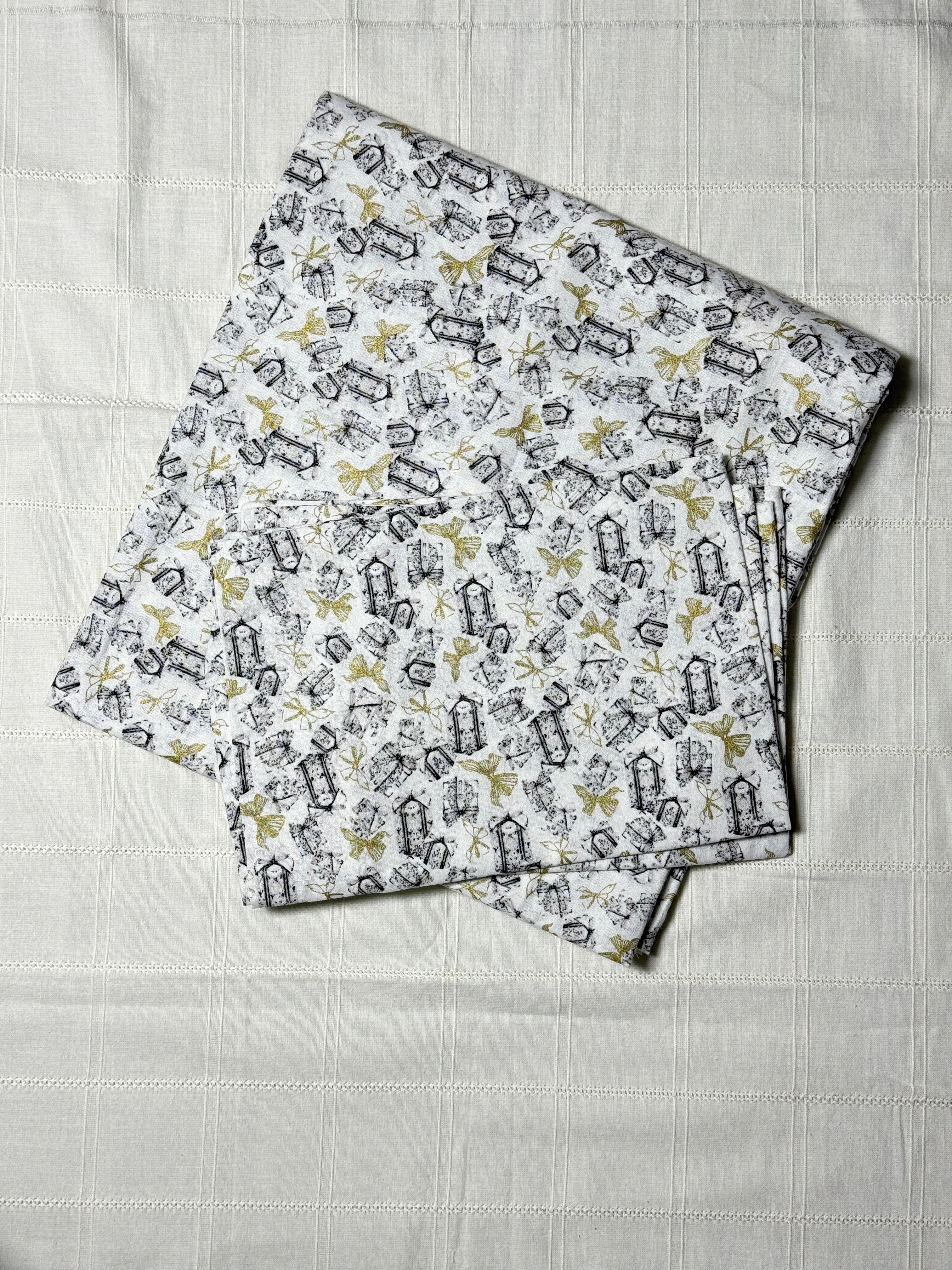 Premium Cotton Xmas Theme Double Bedsheets