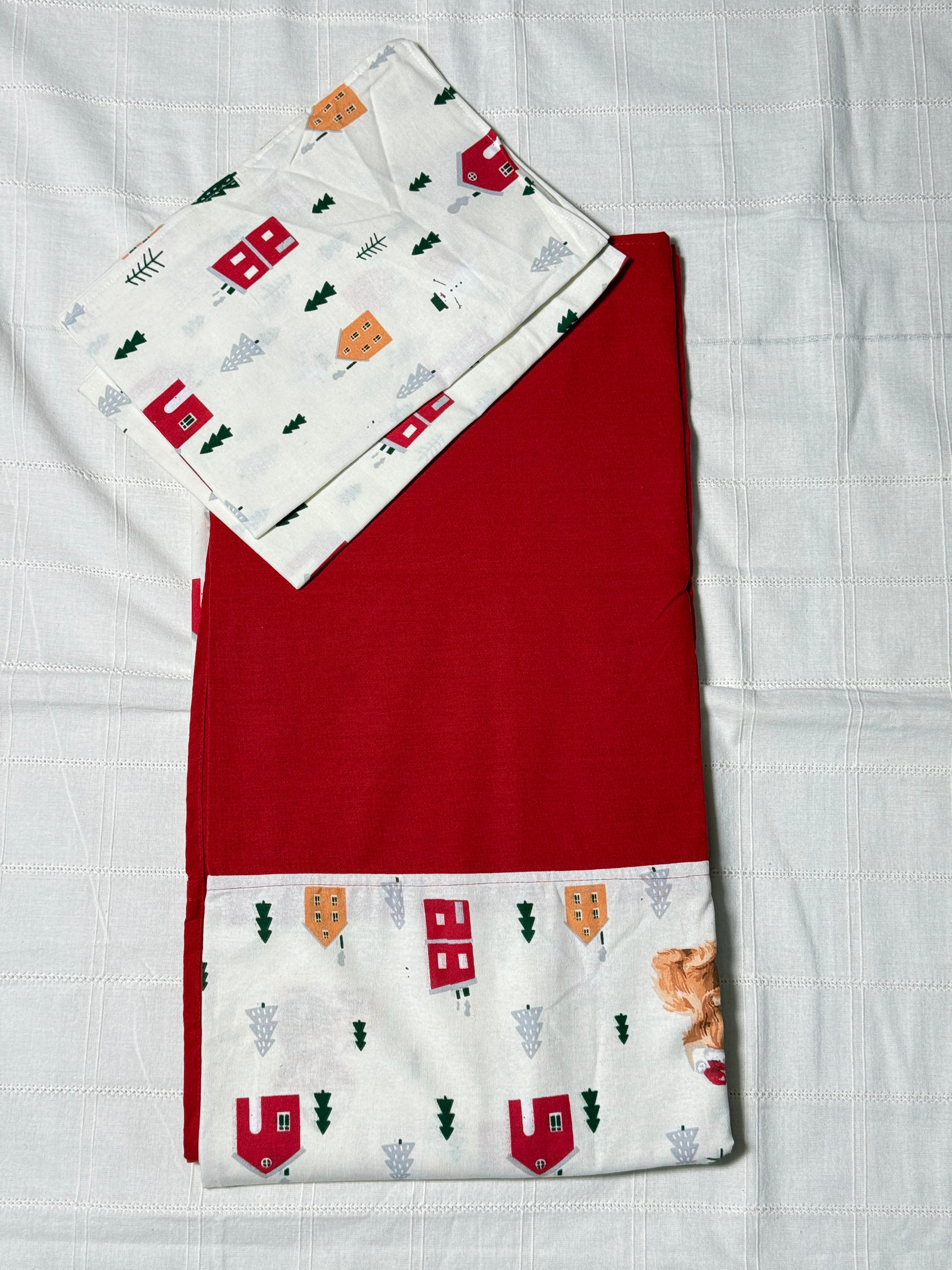 King Size Bedsheet Christmas Theme