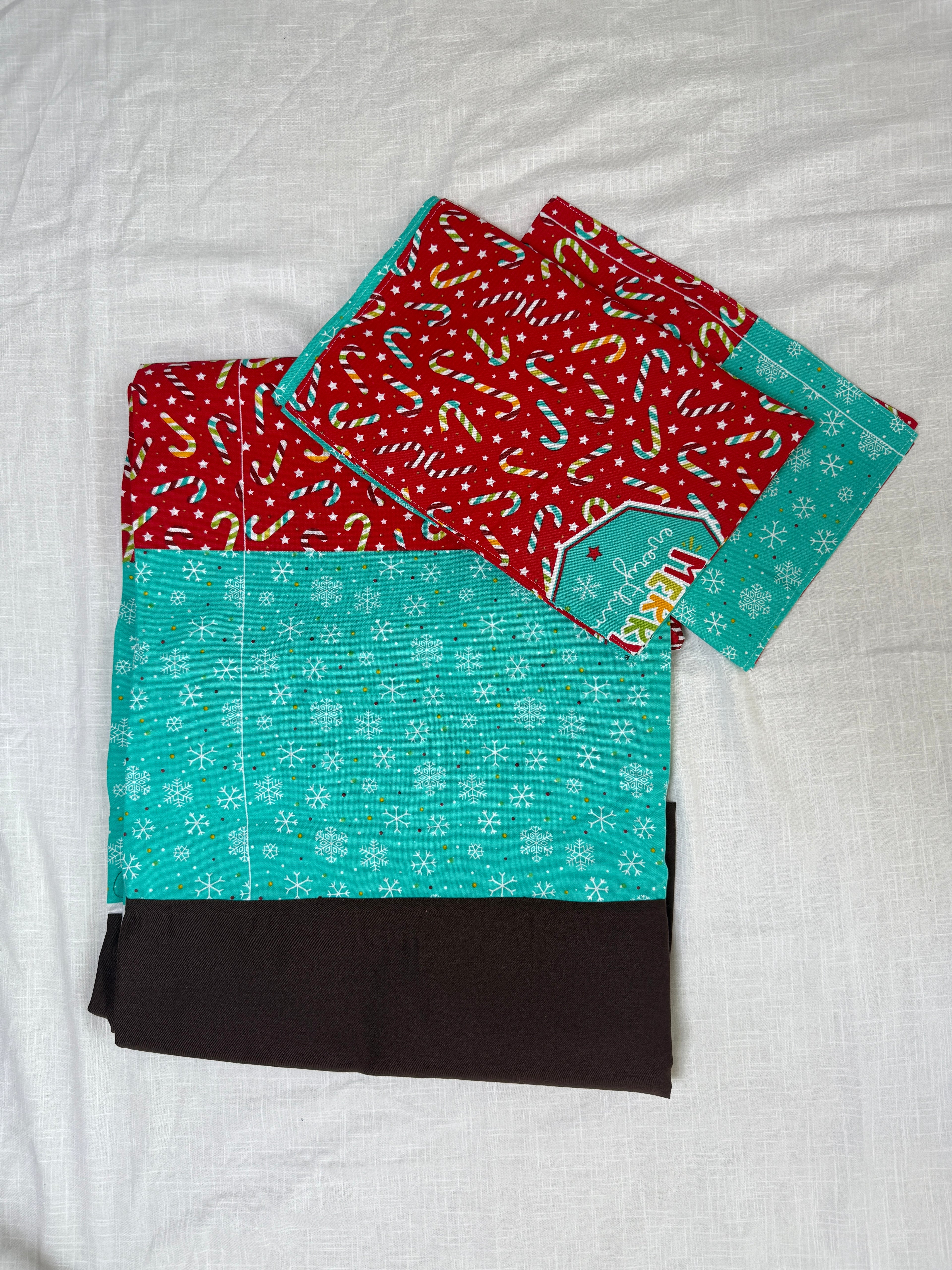 Xmas Theme Queen Size Bedsheet