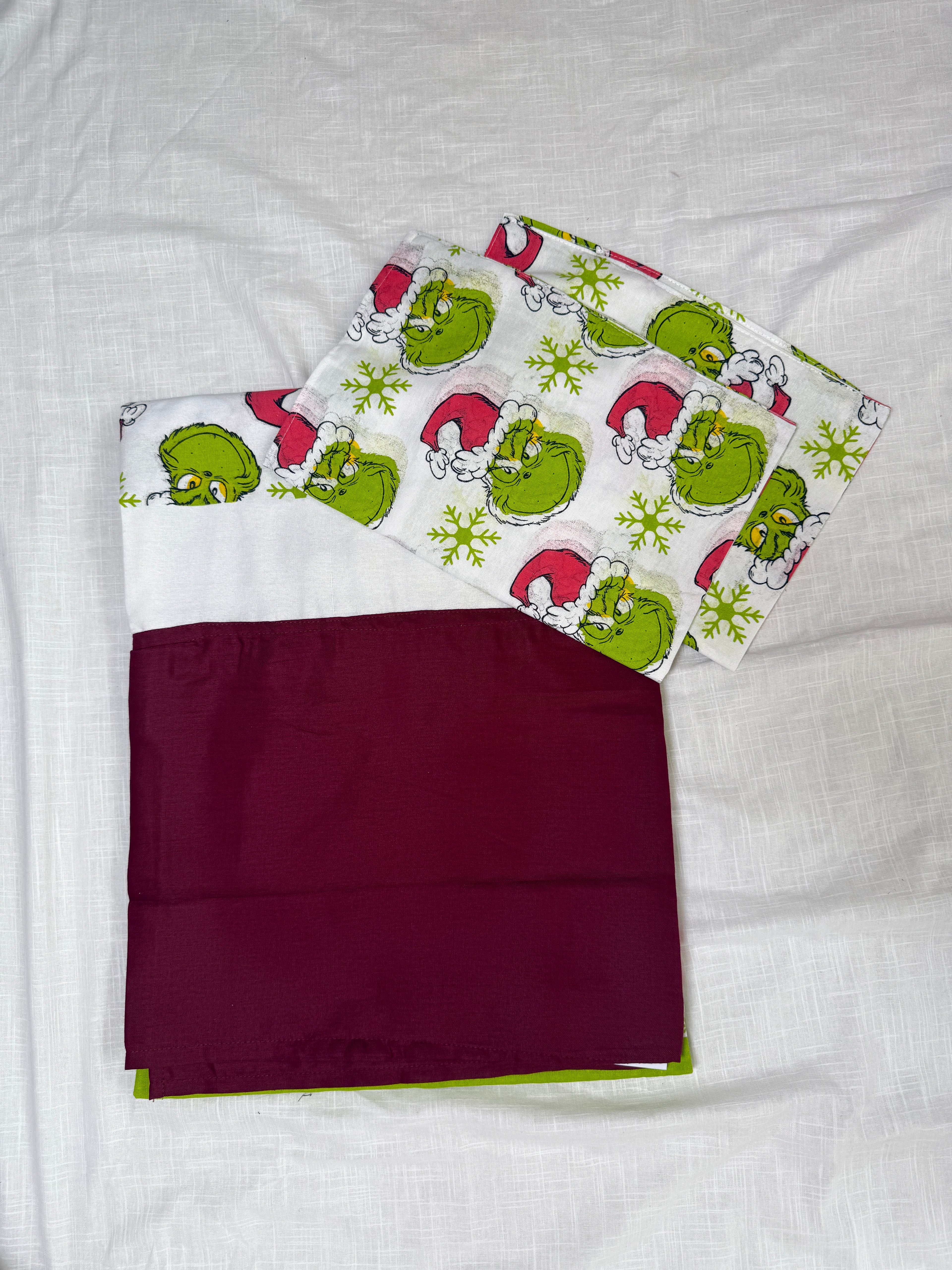 Xmas Theme Queen Size Bedsheet