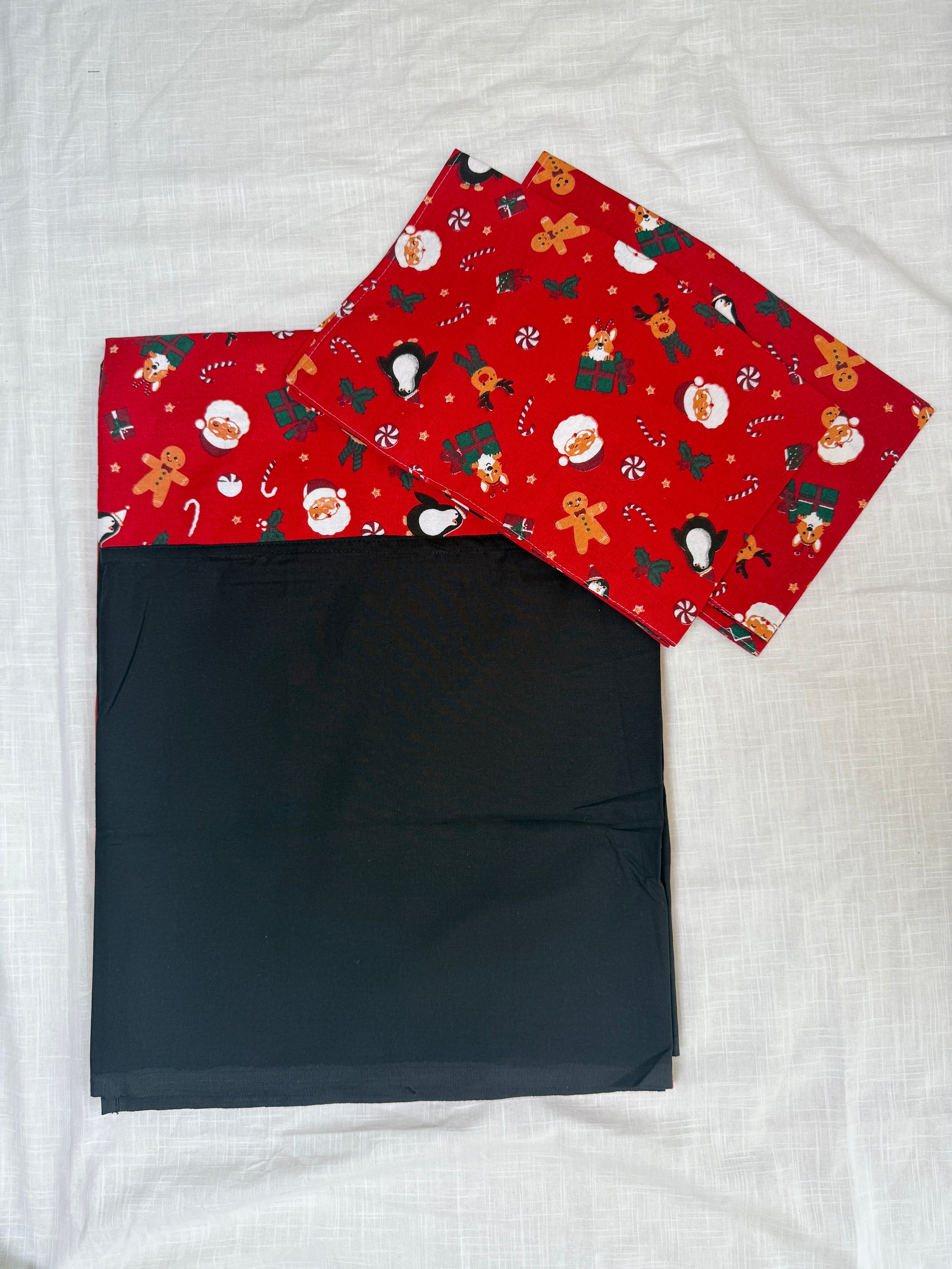 Xmas Theme Queen Size Bedsheet