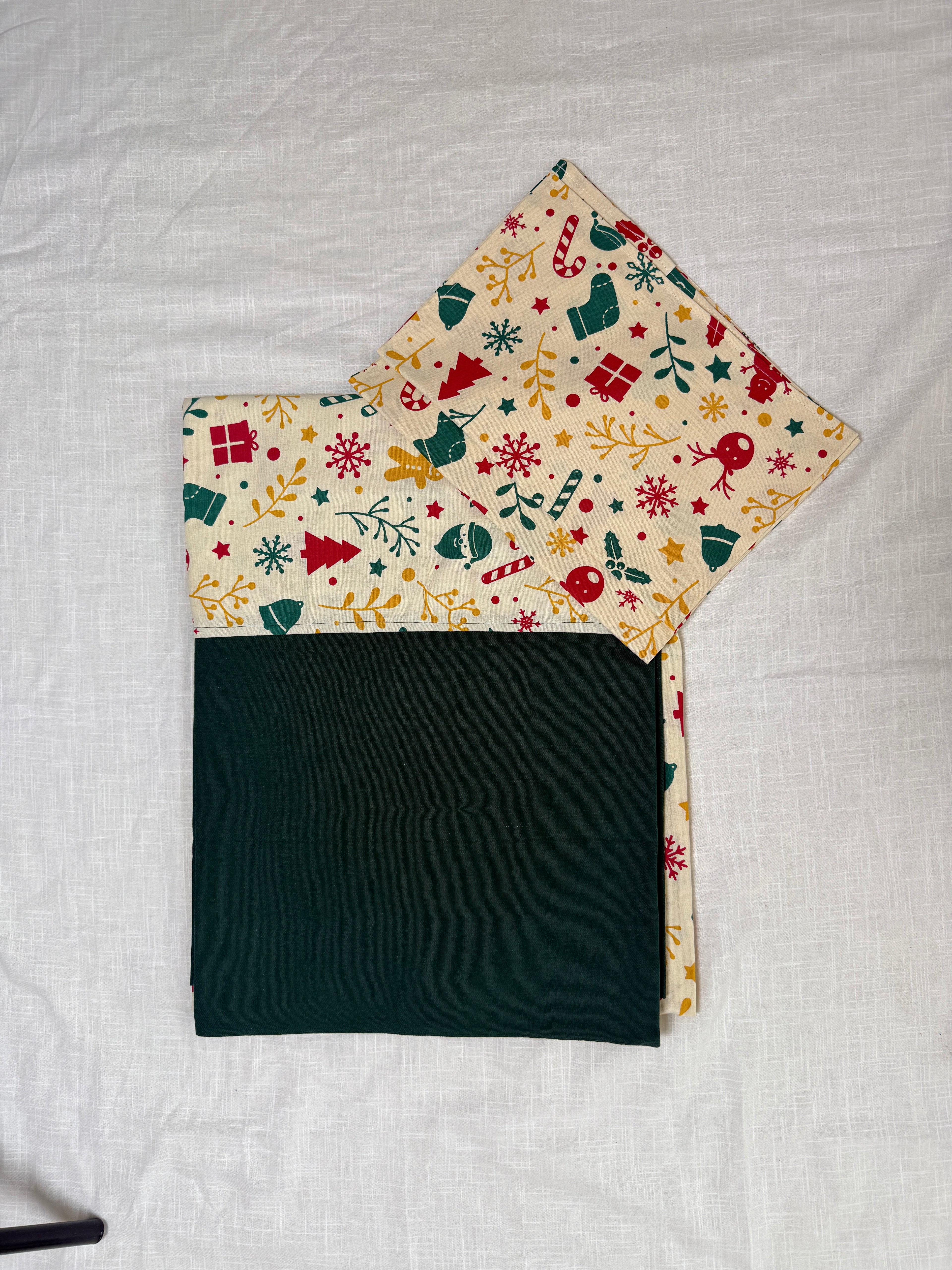 Xmas Theme Queen Size Bedsheet